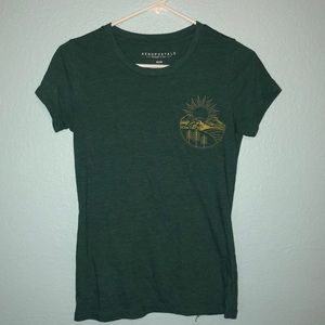 Green short sleeve shirt